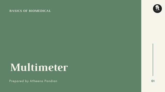 Multimeter   basics