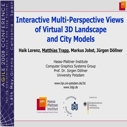 Multi-Perspective Views (AGILE 2008)