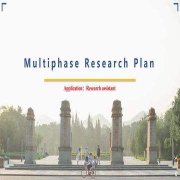 Multiphase Research Plan droplet generat | PPTX