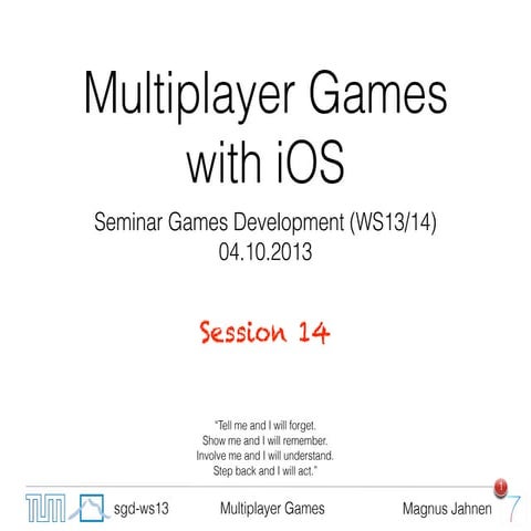 Multiplayer games on iOS