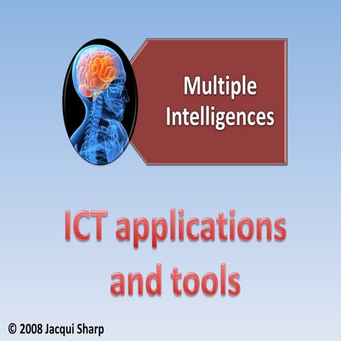 Multiple Intelligences ICT Applications and Tools