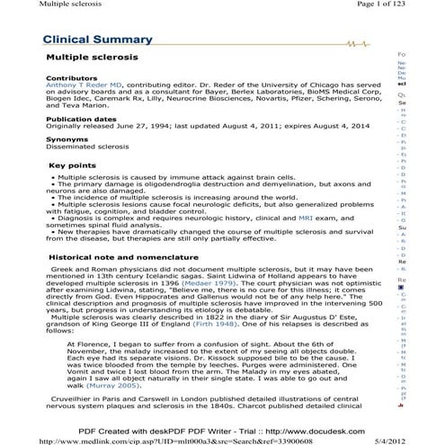 Multiple Sclerosis-1