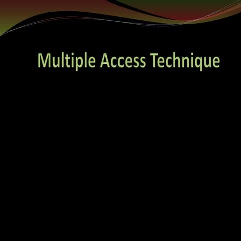Multiple Access Technique.pptx