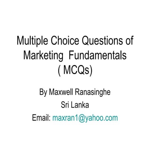 Multiplechoicequestionsfordiscussion2010 100324121424-phpapp01