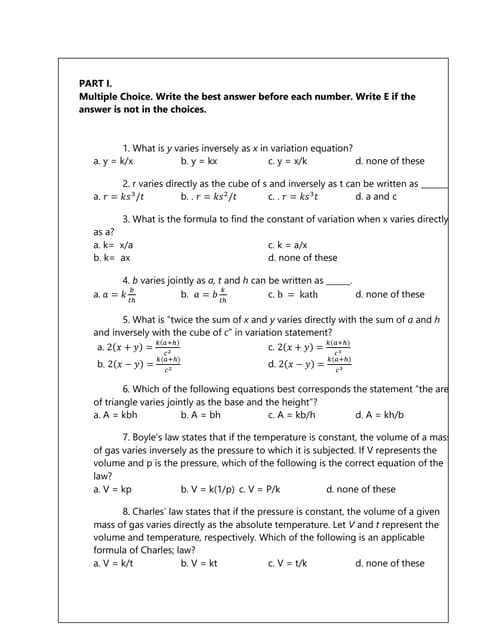 multiple choice variation exam.docx