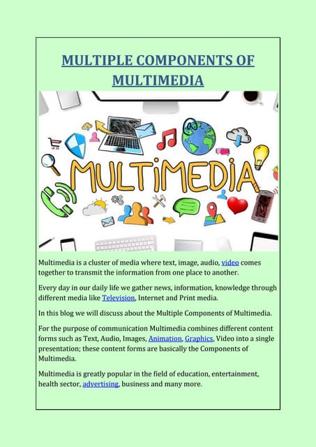 text in multimedia | PPT