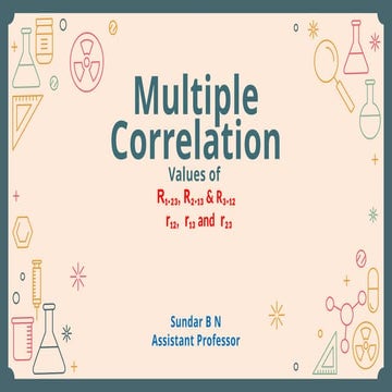 Multiple Correlation - Introduction, Meaning, Examples, Options, Formulas and Problems