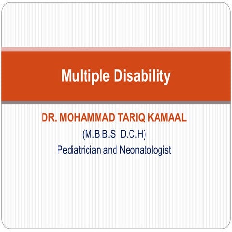 Multiple disability