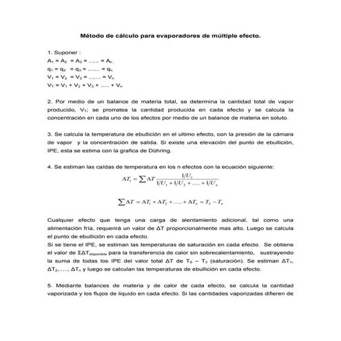 Multiple efecto | PDF