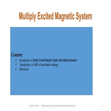 Multiple excited system