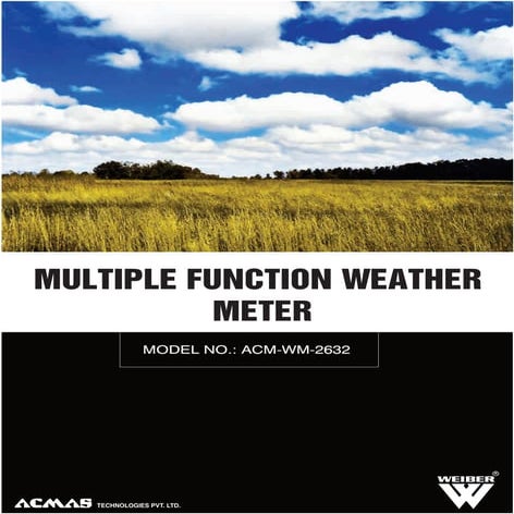 Multiple Function Weather Meter by ACMAS Technologies Pvt Ltd.
