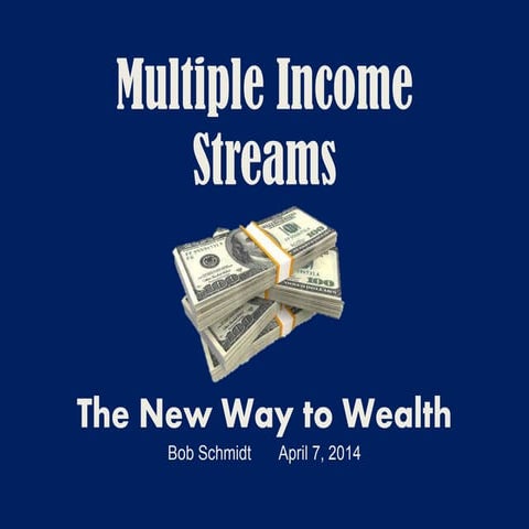 Multiple Income Streams - The New Way to Wealth