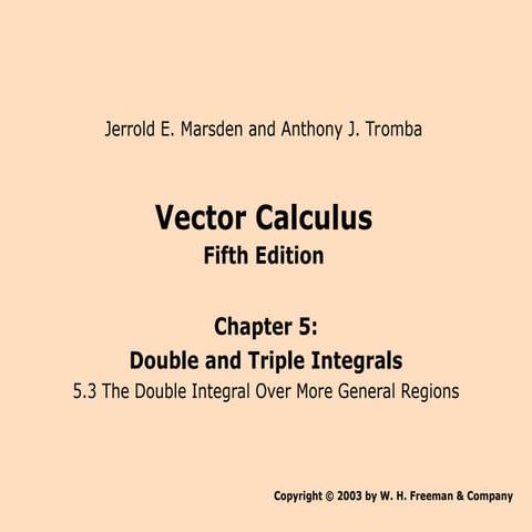 Multiple Integral Double And Triple Ppt