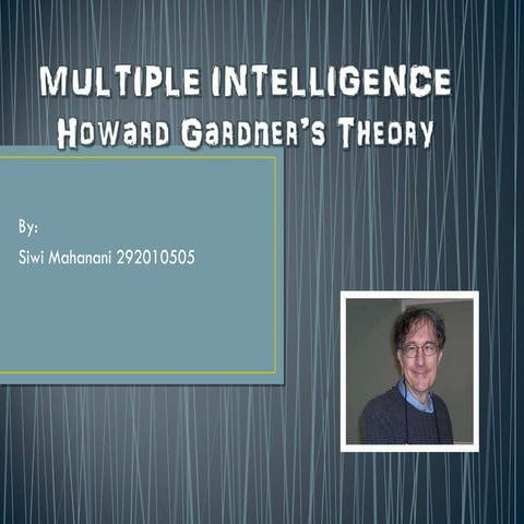 Multiple Intelligence for Teachers | PPTX