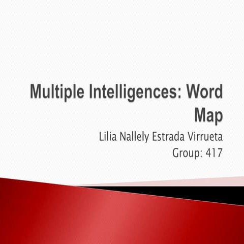 Multiple intelligences