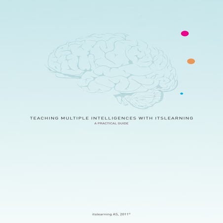 Multiple intelligences- Inteligencias Múltiples