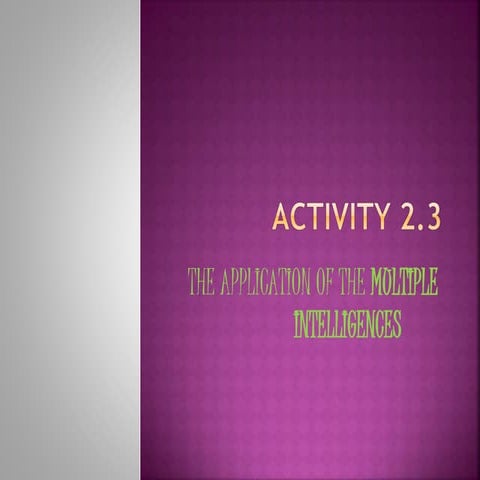 Multiple intelligences activity._andrea_campaña