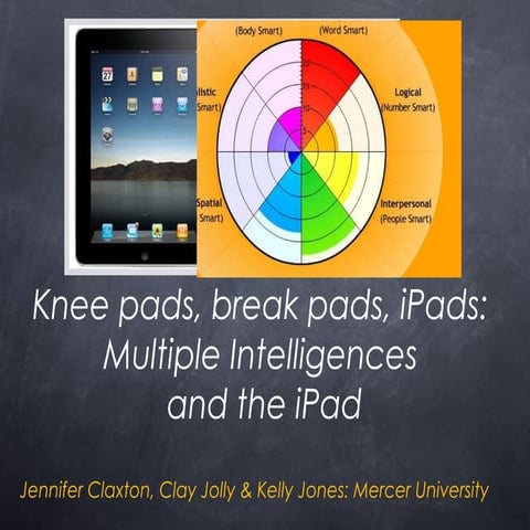 Multiple Intelligences and the iPad