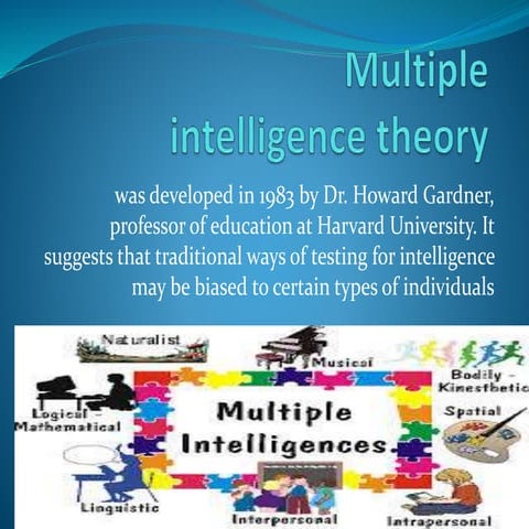 Multiple  intelligence theory