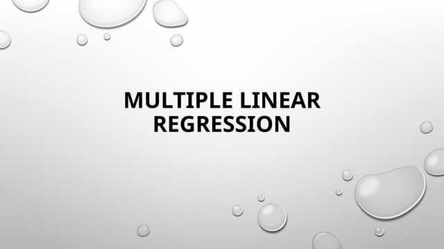Multiple Linear Regressionnnnnnnnnnn.pptx