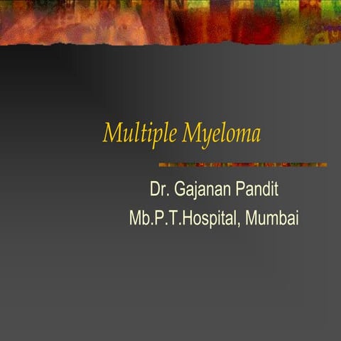 Multiple Myeloma