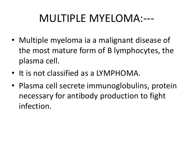 Multiple Myeloma