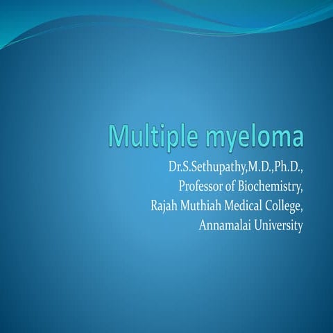 Multiple myeloma