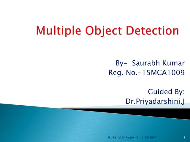 Multiple object detection