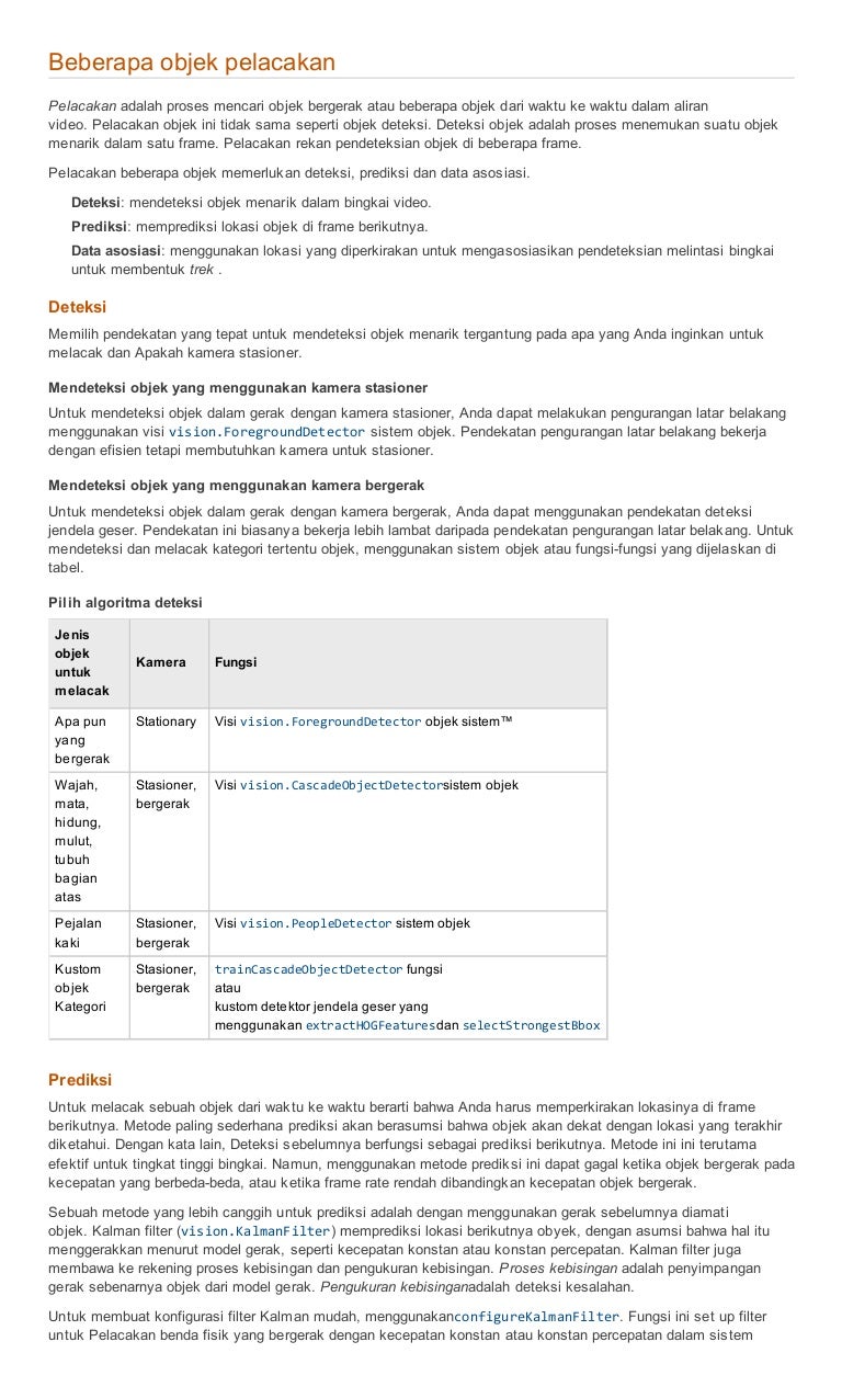 matlab tools for video tracking