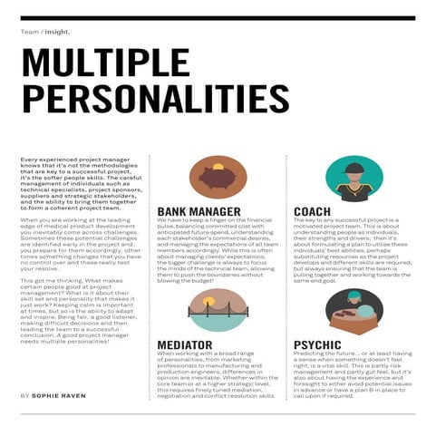 Multiple personalities | Insight, issue 5