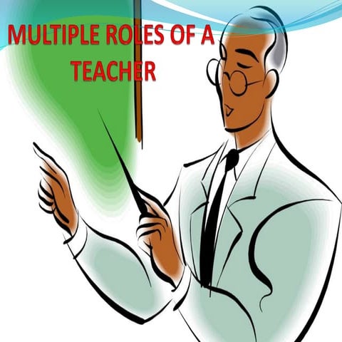 Multiple roles of teacher