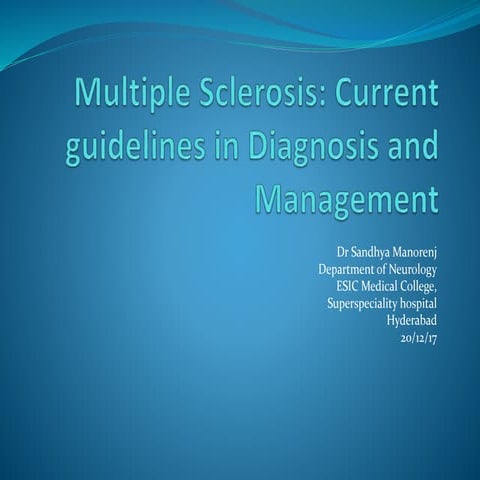 Multiple sclerosis