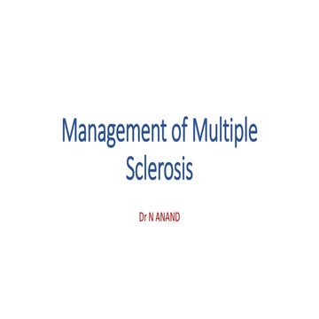 Multiple sclerosis