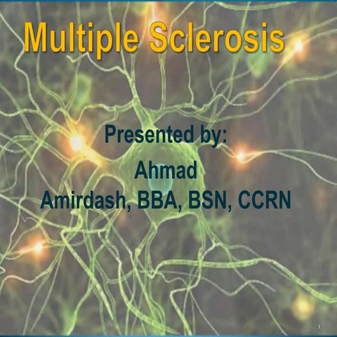 Multiple sclerosis adjusted to publish