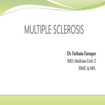 MULTIPLE SCLEROSIS  