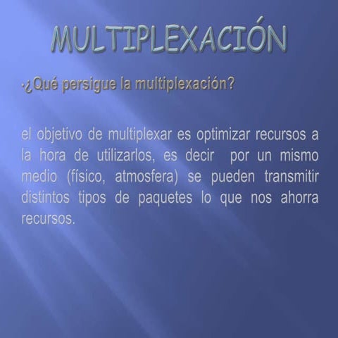 Multiplexación tdma fdma cdma