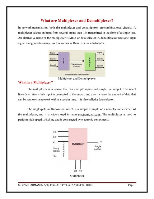 Multiplexer and Demultiplexer.pdf
