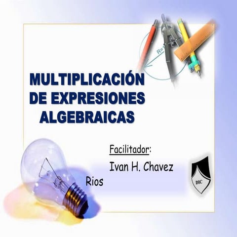 Multiplicación de expresiones algebraicas