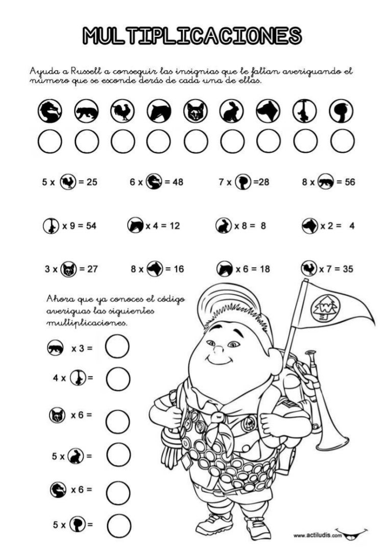 Fichas Con Ejercicios De Multiplicaciones Por Una Cifra Para Imprimir 494