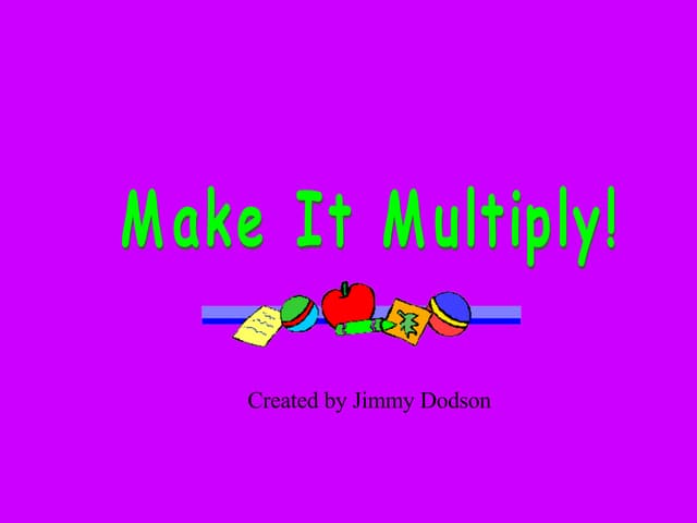 Multiplication Powerpoint