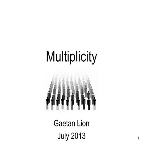 Multiplicity, how to deal with the testing of more than one hypothesis.