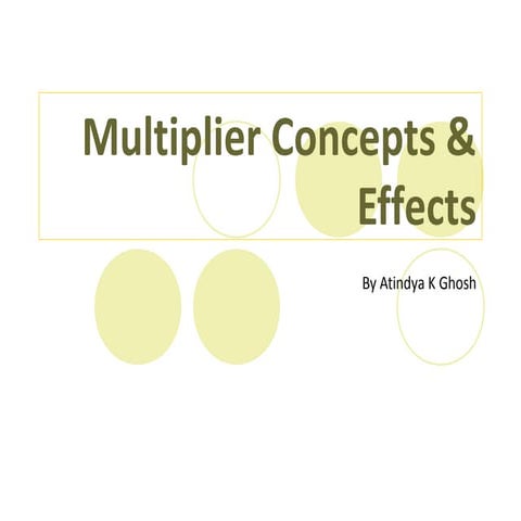 Multiplier cocepts & effects