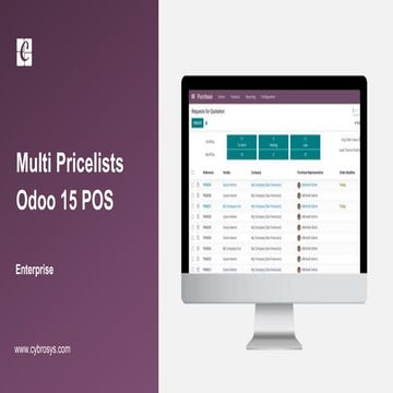Multipricelists Odoo 15 POS