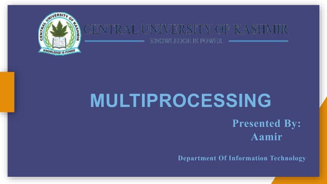 Multiprocessing, difference, advantages and disadvantages