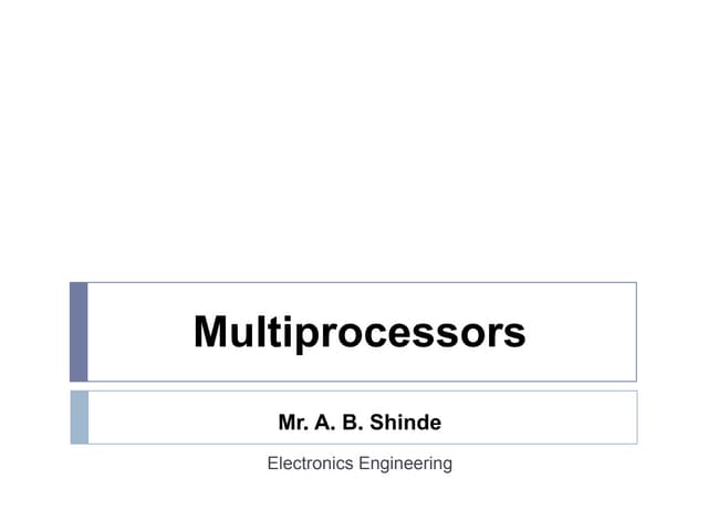Multiprocessor