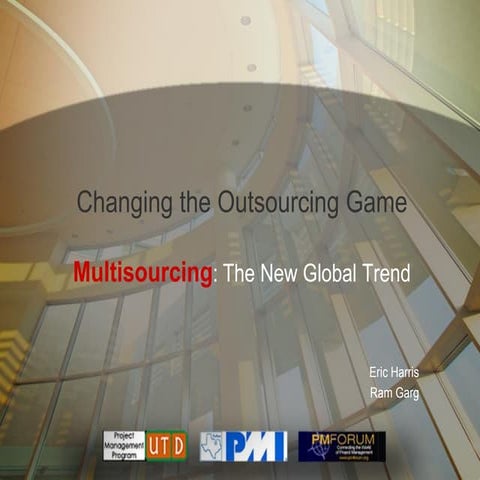 Multisourcing   the new global trend