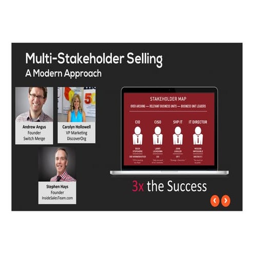 Multi-Stakeholder Selling: A Modern Approach
