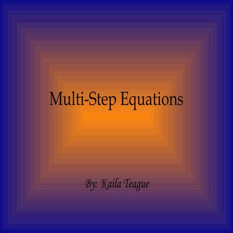 Multi step powerpoint