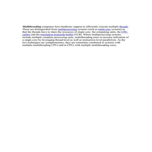 What Is Thread In Os | DOC