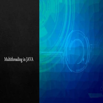 JAVA Multithreading | PPT